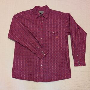 Ariat Patterson Long Sleeve Button Front Snap Shirt
